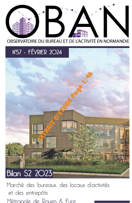 Exemple d’étude : Observatoire de l’immobilier d’entreprise S2 2023 – Rouen