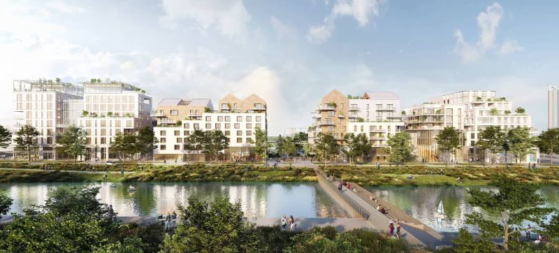 Visite du chantier du programme GAÏA à Rouen (76) le 20 septembre 2023