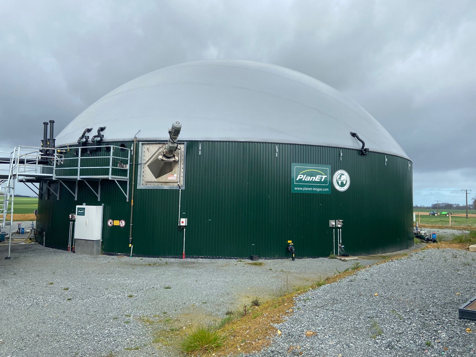Visite d’une unité de méthanisation a Drosay (76) le 9 Avril 2024